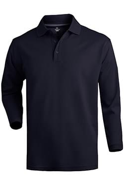 Edwards Hospitality Shirts, Blouses, Polos & Camps Hi-Performance Mesh Long Sleeve Polo-Edwards