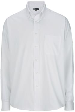 Mens Pinpoint Oxford Shirt &#45; Long Sleeve-Edwards