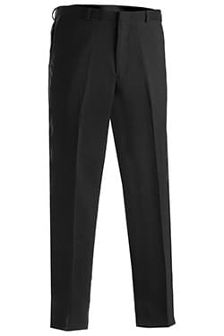 Mens Polyester Flat Front Pant-