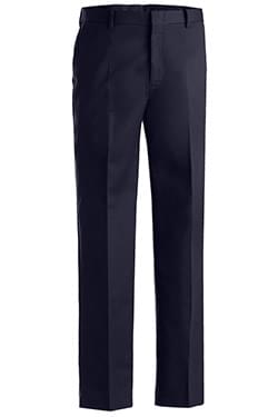 Mens Business Casual Flat Front Chino Pant-Edwards