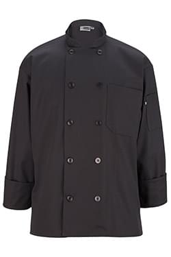 Edwards Hospitality Chef Apparel & Aprons 10 Button Long Sleeve Chef Coat-Edwards