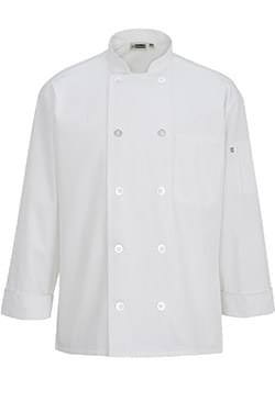 10 Button Chef Coat With Mesh-Edwards