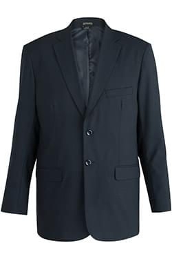 Edwards Hospitality Suits Mens Single Breasted Poly/Wool Suit Coat-Edwards