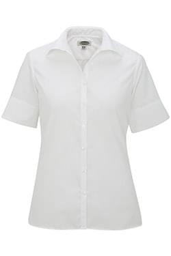 Edwards Corporate Hospitality Shirts, Blouses, Polos & Camps FRONT OF THE HOUSE Ladies Lightweight Short Sleeve Poplin Blouse-Edwards