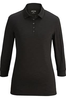 Edwards Corporate Hospitality Shirts, Blouses, Polos & Camps Ladies 3/4 Sleeve Optical Polo-Edwards