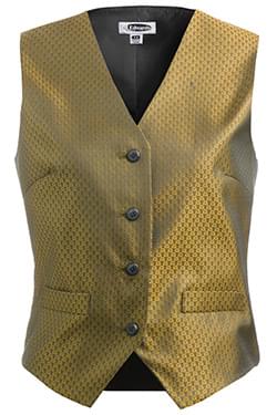 Edwards Front of the House wear for Hospitality & Corporate- Ladies Diamond Brocade Vest-Edwards