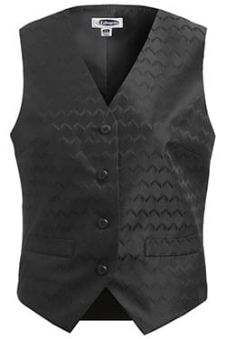 Edwards Front of the House wear for Hospitality & Corporate- Ladies Swirl Brocade Vest-Edwards