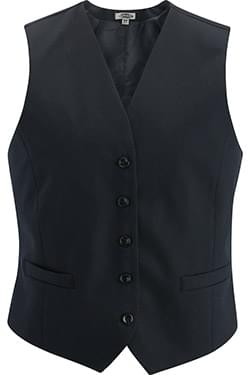 Ladies High&#45;Button Vest-Edwards