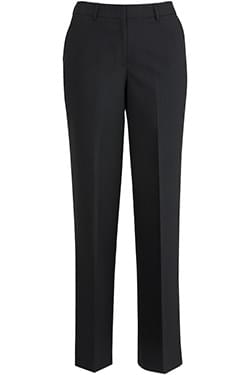 Ladies Easy Fit Polywool Flat Front Pant-