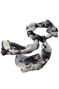 Spatter Floral Chiffon Scarf-