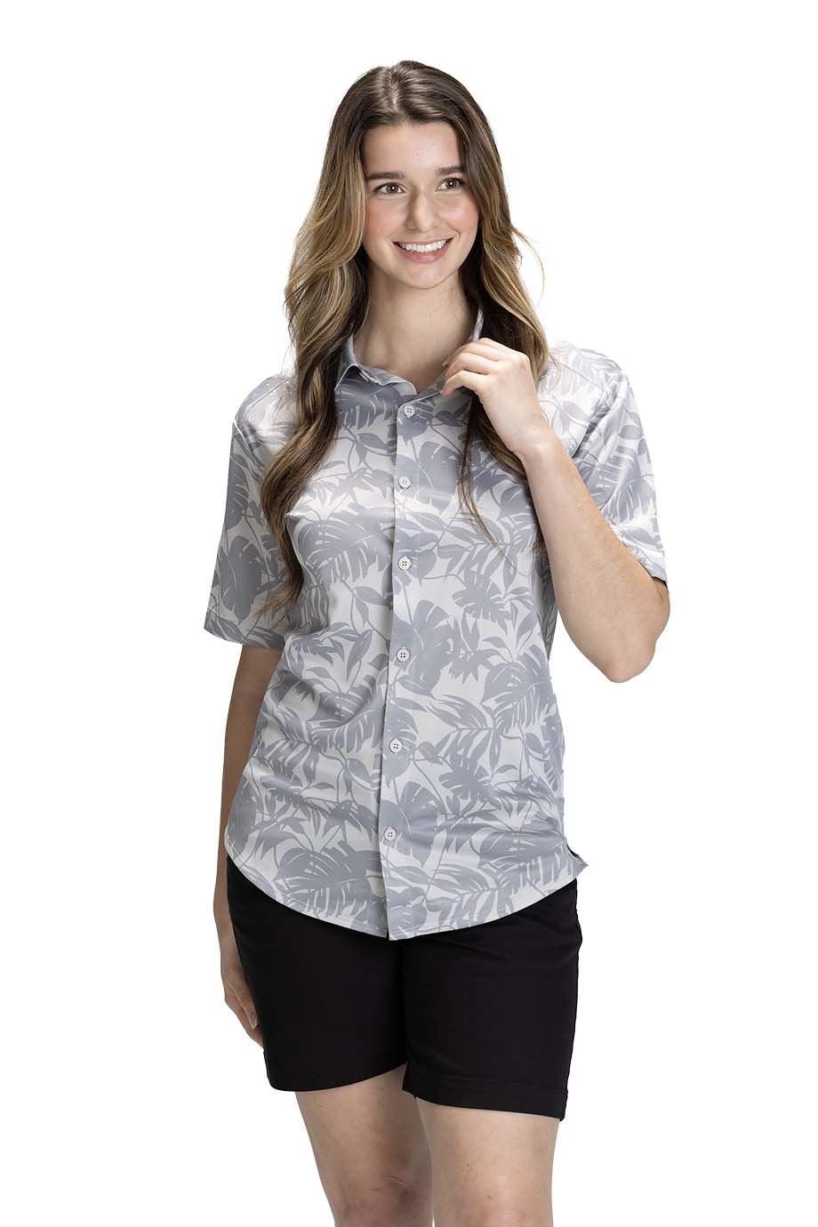 MINI PIQUE UNISEX CAMP SHIRT