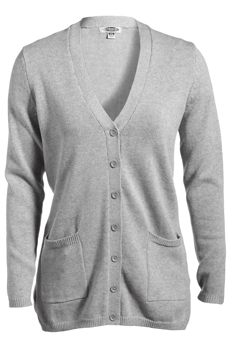 Edwards V-Neck Button Acrylic Cardigan Sweater