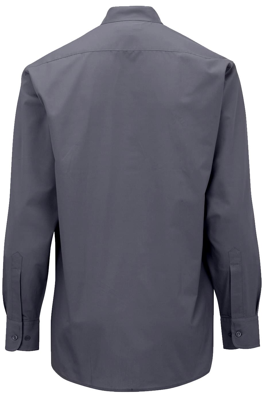 BANDED COLLAR BROADCLOTH SHIRT | Edwards Garment