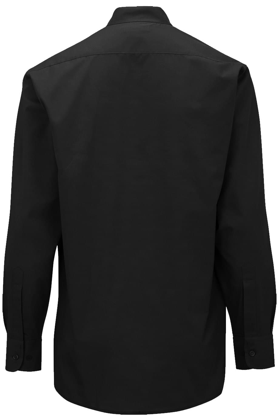 BANDED COLLAR BROADCLOTH SHIRT | Edwards Garment