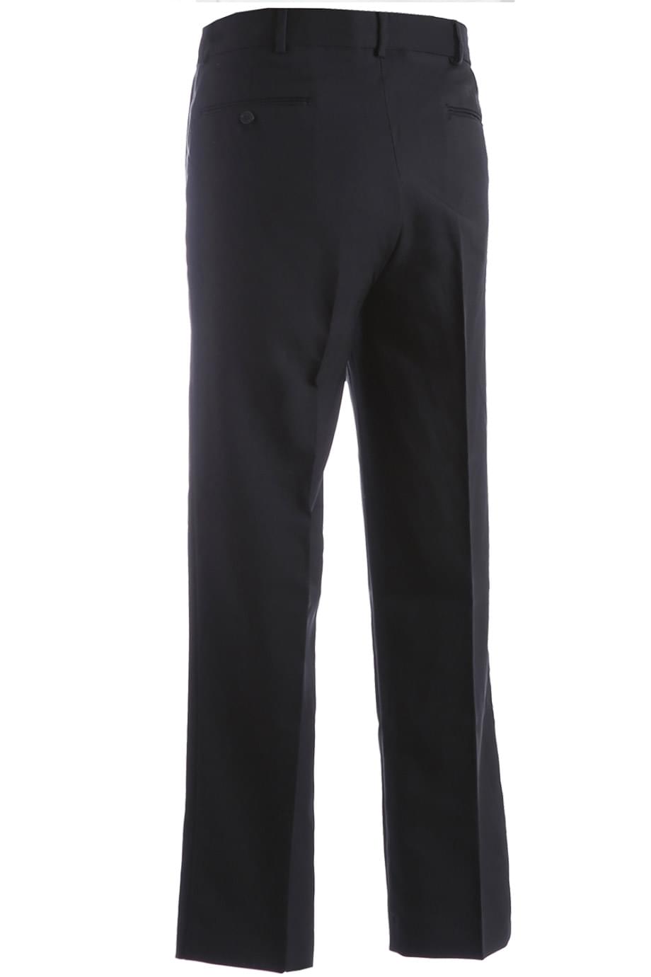 POLYESTER FLAT FRONT PANT