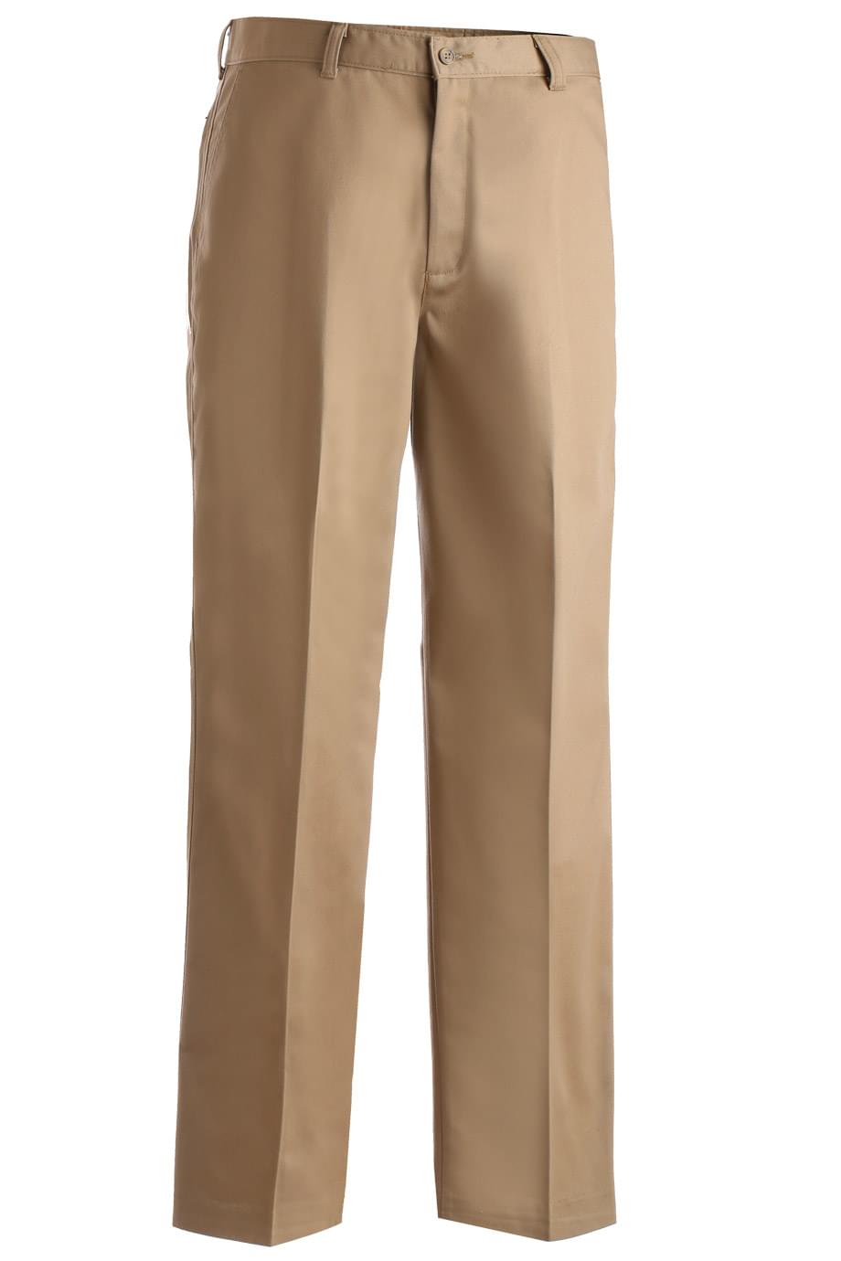 Edwards MENS BLENDED CHINO FLAT FRONT PANT 