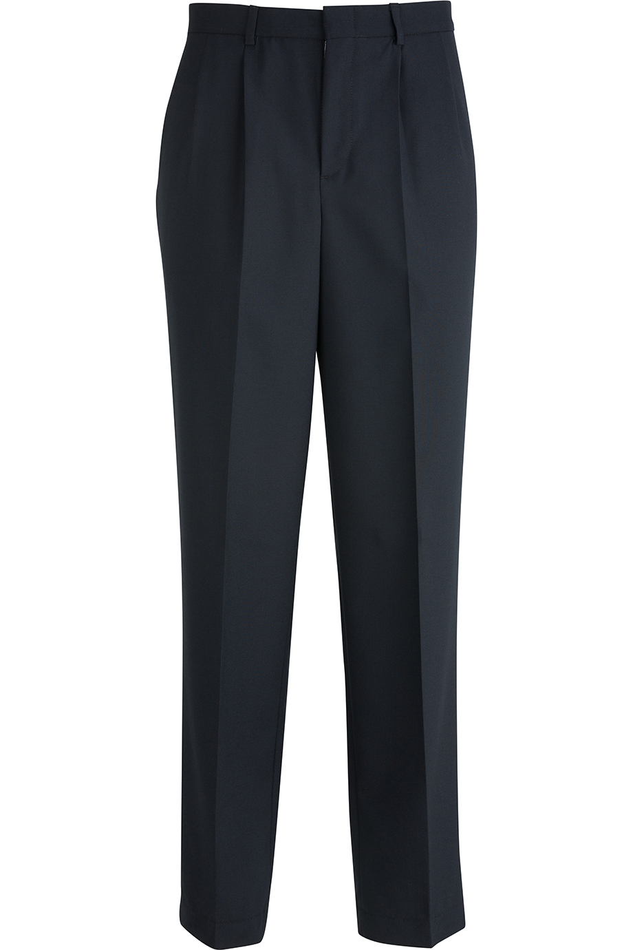 Mens Easy Fit Polywool Pleated Pant