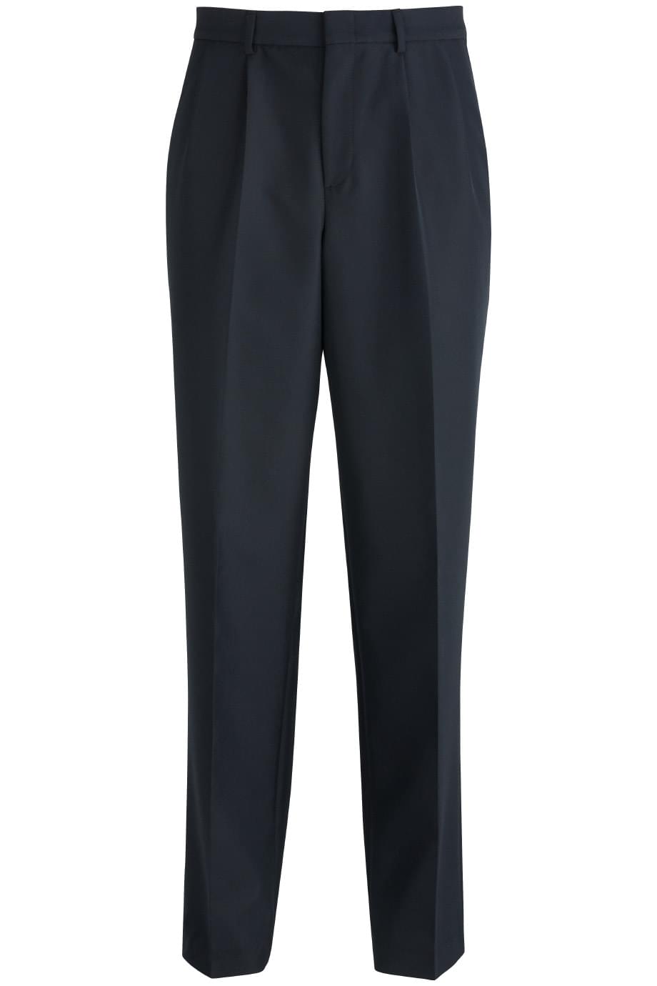 WASHABLE WOOL PLEATED FRONT PANT