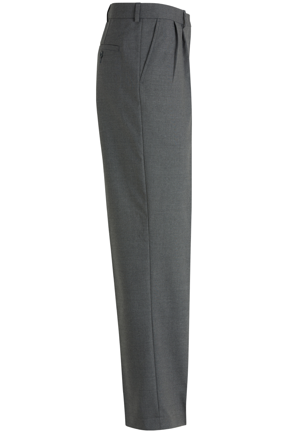 WASHABLE WOOL PLEATED FRONT PANT