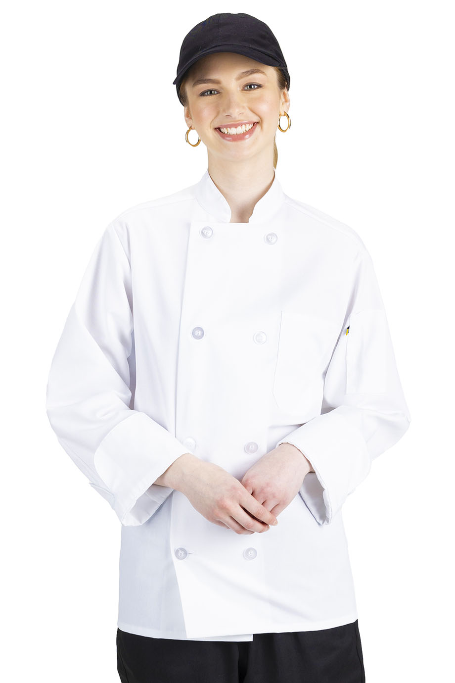 CASUAL CHEF COAT - 8-BUTTONS