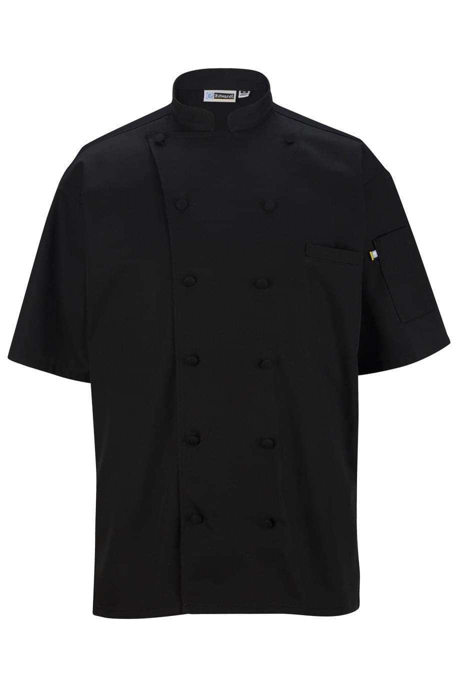 MESH BACK CHEF COAT - 12-CLOTH BUTTONS