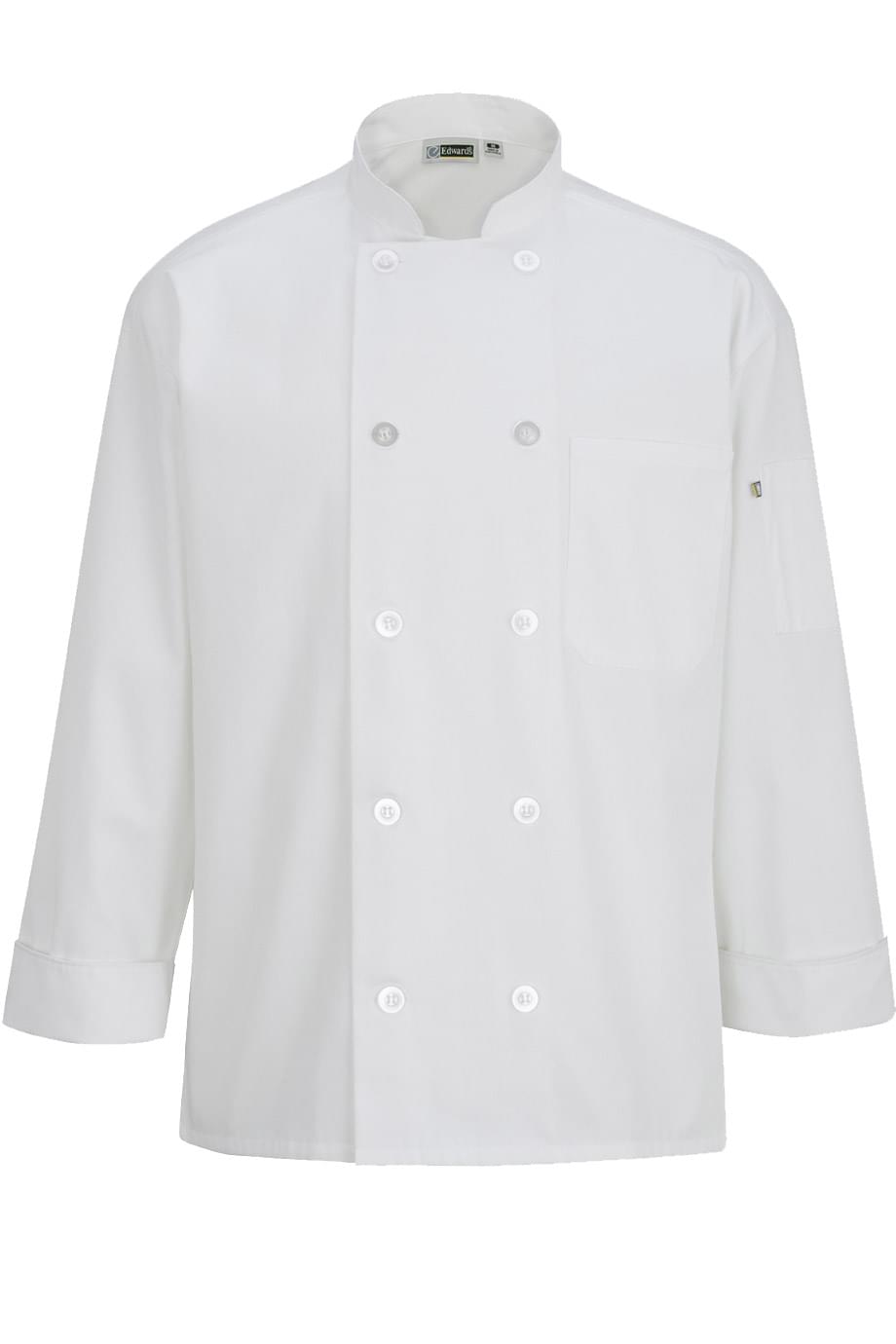Edwards Ten Button Chef Coat With Back Mesh 