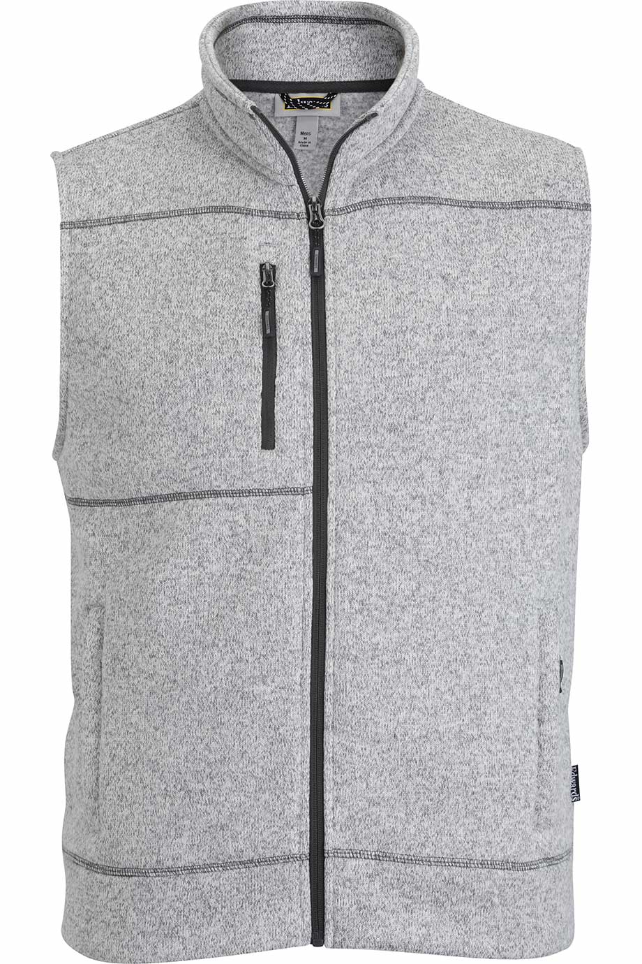 SWEATER KNIT FLEECE VEST WITH POCKETS | Edwards Garment