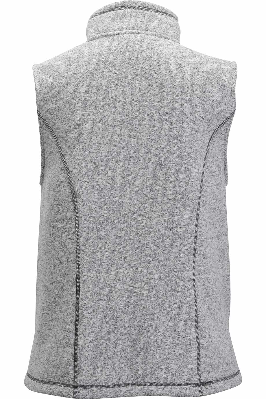 SWEATER KNIT FLEECE VEST WITH POCKETS