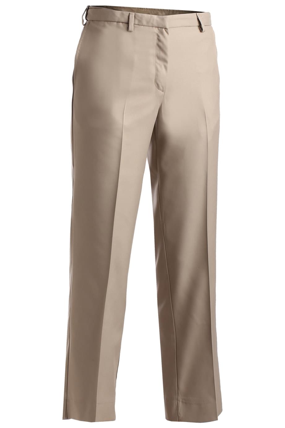 MICROFIBER FLAT FRONT DRESS PANT