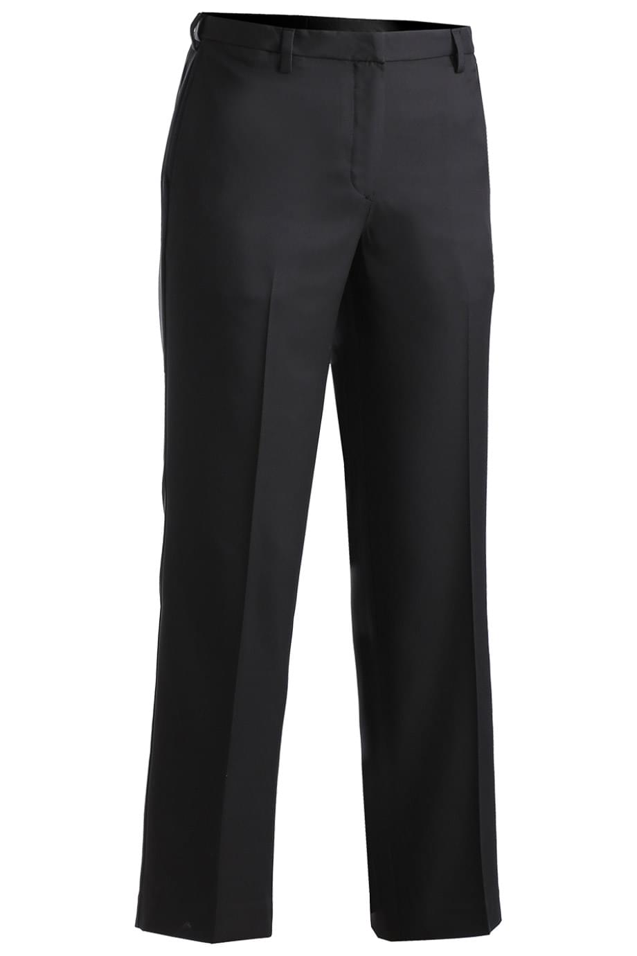 ED Garments Mens Business Casual Flat Front Brass Zipper Pant 