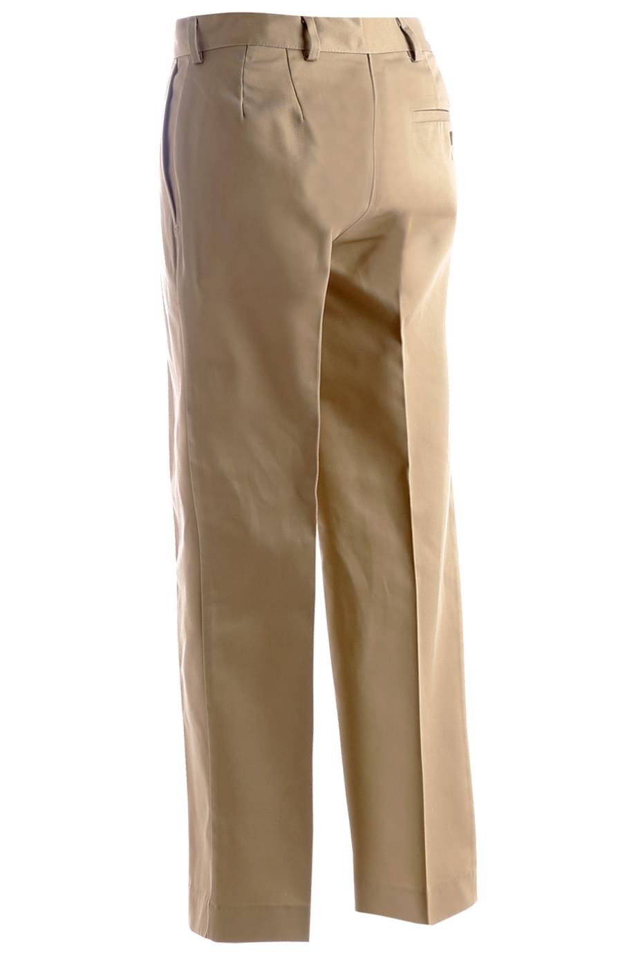 BLENDED CHINO FLAT FRONT PANT