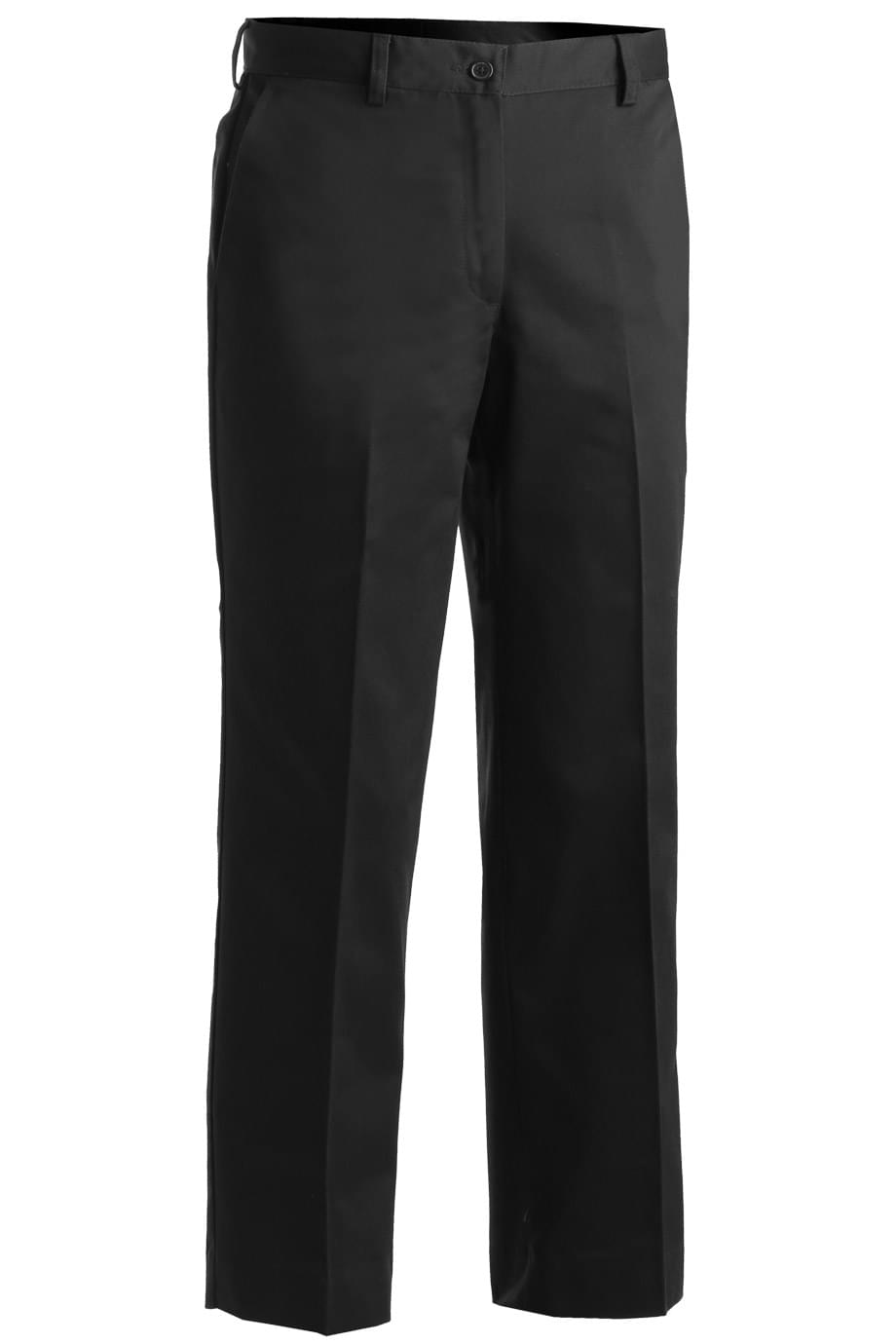 BLENDED CHINO FLAT FRONT PANT
