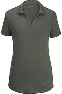 Edwards Ladies Point Grey Heathered Polo-Edwards